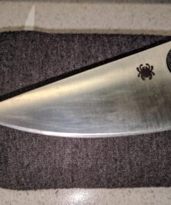 Spyderco Para Military 2 Signature Knife with 3.42" CPM S45VN Steel Blade and Durable G-10 Handle - PlainEdge - C81GP2 Black Handle - Stainless Steel Blade 56 814YzFXCfGL