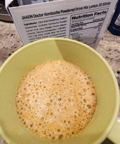 KOMBUCHA Lemon Kombucha Tea, 30 sticks x 5 grams, Zero Sugar, Sparkling Fermented Powdered Mix, Live Probiotics & Prebiotics, Healthy Drinks, Product of Korea 72 814ZN7zEGmL