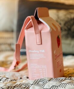 LUI SUI Fruits Banana Strawberry Milk Box Cross Body Purse Bag Women Phone Wallet Shoulder Bags Pink 64 814ZT7e4WLL