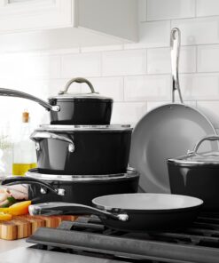 Alternative view of Tramontina 10 Pc Cold-Forged Induction Ceramic Cookware Set (80110/033DS) 80110/033DS