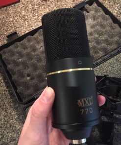 MXL 770 Multipurpose Large Diaphragm Condenser Microphone Black 36 814aARw9iL