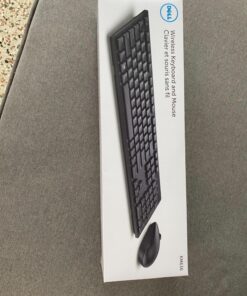 Dell KM636 Wireless Keyboard & Mouse Combo (5WH32), Black KM636 Wireless Keyboard and Mouse Single device 51 814ayv53mnL