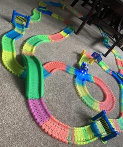 Mindscope Twister Trax Neon Glow in The Dark Track & Accessory Set w/Bridge & Tunnel 32 814cmpGFfL