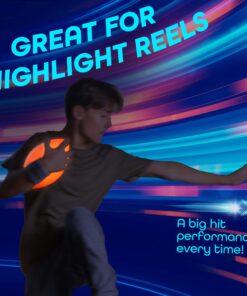 GlowCity Glow in The Dark Football - Light Up LED Ball - Perfect for Evening Play, Camping, and Beach Fun! Adult 10" 27 814d8J0zgEL