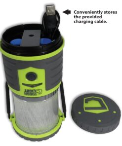 Tough Light LED Rechargeable Lantern - 200 Hours of Light Plus a Phone Charger for Hurricane, Emergency or Camping, Long Lasting Battery- Free 2 Year Warranty Yellow 20 814dYa0WyRL