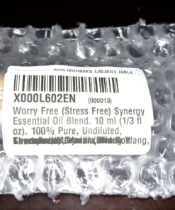 Plant Therapy Worry Free Essential Oil Blend 10 mL (1/3 oz) Calming Relief Blend 100% Pure, Undiluted, Natural Aromatherapy, Therapeutic Grade 0.34 Fl Oz (Pack of 1) 26 814ejsqfmL