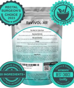 Alternative view of Sitz Bath for Hemorrhoids Soothing 20-in-1 Salts Soak Mix, Concentrated Pouch Makes 15 Toilet Seat Basin Sit Soaks. Made-in-USA