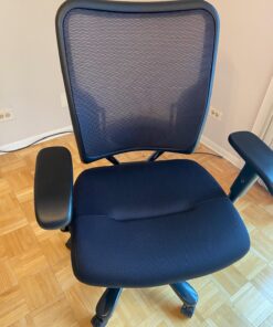 Space Seating 75 Series Air Grid Big and Tall Deluxe Ergonomic Office Chair with Thick Padded Seat and 400 lb. Limit, Black Double Air Grid 44 814fhty7JxL