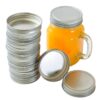Kate Aspen Mason Jar Lids, Solid Canning Lids (Set of 12), Party Favors, Fits 8 oz, 12 oz and 16 oz Mason Jars 1 Count (Pack of 12) 10 814hX9pSfDL