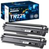 Valuetoner Compatible Toner Cartridge Replacement for Brother TN221BK TN221 TN 221 TN-221 to use with HL-3140CW HL-3150CDN HL-3170CDW MFC-9330CDW HL-3180CDW MFC-9130CW Printer (Black,2 Pack) 27 814i98DCiPL