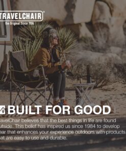 TravelChair Big Kahuna Chair, Supersized Camping Chair, 800lb Capacity, Black, One Size (599) Brown/Lime 16 814iNaHqlIS