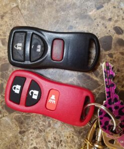 KeylessOption Keyless Entry Remote Control Car Key Fob Replacement for KBRASTU15, CWTWB1U733-Red Red 23 814iXPifKlL