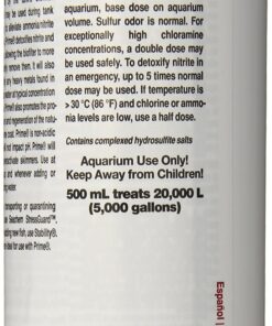 Seachem Prime Fresh and Saltwater Conditioner - Chemical Remover and Detoxifier 500 ml 25 814jXNM3vYL