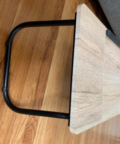 Black Folding Laptop Lap Desk - Wooden Work Table and Stand for Couch, Bed and Sofa Computer Use - Folding Legs, Adjustable Tilt - Use as Reading and Breakfast Tray - by Designstyles Black 25 814jYTJLkyL