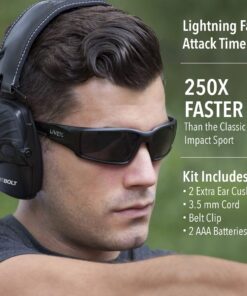Alternative view of Howard Leight Impact Sport Bolt Digital Electronic Shooting Earmuff Black