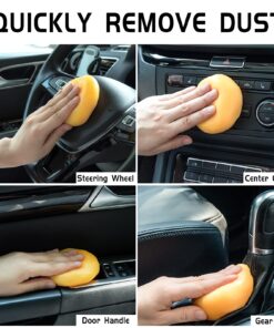 TICARVE Car Cleaning Gel Car Detailing Putty Car Cleaning Putty Gel Auto Detailing Tools Car Interior Cleaner Car Cleaning Kits Cleaning Slime Keyboard Cleaner Yellow 15 814kwU WPWL