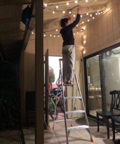 Little Giant Ladder Systems Flip N Lite 6 Foot 300 Pound Capacity Aluminum Lightweight Slim Stepladder Ladder 65 814kyurGnL