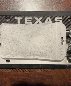 Intermerge License Plate Frames, 2 Pack, Universal US Car Black TPU Bracket Holder. Rust-Proof, Rattle-Proof, Weather-Proof with Drainage Holes Car Accessories 44 814m4fxULML