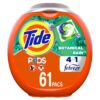 Tide PODS Laundry Detergent Soap Pods, Botanical Rain Scent, 4 in 1 HE Turbo, 61 Count (Packaging May Vary) 17 814muvIg3dL