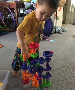 Toysmith STEM Learning 80Piece Marble Run Building Toy Set, For Boys & Girls 3+ 7 814oeKQpsL