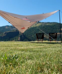 Orange Screw: The Ultimate Ground Anchor | Small 4 Pack Tent Stakes | Made in USA Orange 27 814ollD3JL