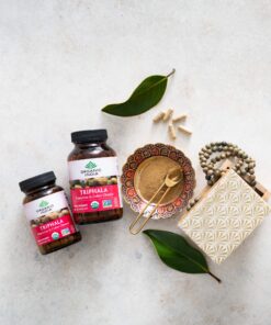 ORGANIC INDIA Triphala Herbal Supplement - Digestion & Colon Support, Immune System Support, Adaptogen, Nutrient Dense, Vegan, Gluten-Free, USDA Certified Organic, Non-GMO - 180 Capsules 180 Count (Pack of 1) 14 814pnLV0jL