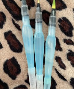 Pentel Arts Aquash Water Brush Assorted Tips, 4 Pack Carded (FRHBP4M), White, Small 4 Pack Assorted 32 814r2nvfHEL