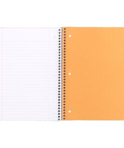 Mead Spiral Notebooks, 3 Subject, Wide Ruled Paper, 120 Sheets, 10-1/2" x 7-1/2", Red, Green, Blue, 3 Pack (73179) Pack of 3 Red/Green/Blue 10 814r97ecxfL