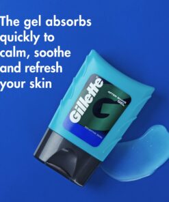 Gillette After Shave Gel for Men, Aftershave for Men, After Shave Lotion for Men, Calms, Soothes and Refreshes Sensitive Skin, Light Fragrance, 2.5 oz, Pack of 6, After Shave Cologne Men, Aftershave 16 814rCCw PIL