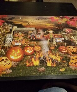 White Mountain Puzzles Jack O Lanterns, 1000 Piece Jigsaw Puzzle 22 814ry9ld3xL