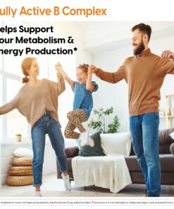 Doctor's Best Fully Active B Complex, Non-GMO, Gluten & Soy Free, Vegan, Supports Energy Production, 30 Count Unflavored 30VC 15 814s5ZFil0L