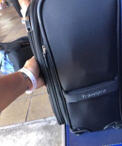 Travelpro Maxlite 5 Softside Expandable Luggage with 4 Spinner Wheels, Lightweight Suitcase, Men and Women, Black, Carry-On 21-Inch 64 814sCyG4w6L