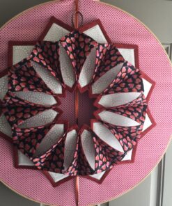 Poorhouse Quilt Designs Fold'n Stitch Wreath Ptrn 19 814sZ7Js QL