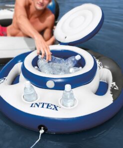 Intex Mega Chill, Inflatable Floating Cooler, 35" Diameter 23 814u90ybJCL