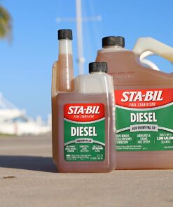 STA-BIL Diesel Fuel Stabilizer And Performance Improver - Keeps Diesel Fuel Fresh For Up To 12 Months - Lubricates And Cleans The Fuel System - Treats up to 320 Gallons per 32 fl. oz. (Pack of 4) 32 Fl. oz. (Pack of 4) 14 814xxuUO7NL 1