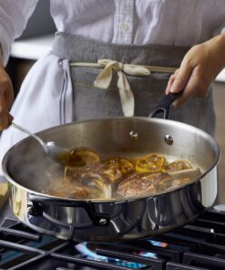 KitchenAid 5-Ply Clad Stainless Steel Cookware Pots and Pans Set, 10 Piece, Polished Stainless 26 814y1cpFjNL