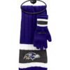 NFL Scarf Gloves Gift Set Baltimore Ravens 3 814yTXt4usL
