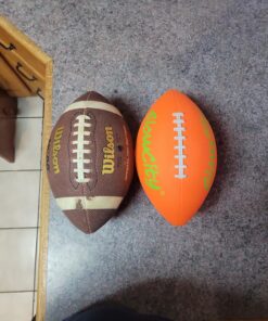 GlowCity Glow in The Dark Football - Light Up LED Ball - Perfect for Evening Play, Camping, and Beach Fun! Adult 10" 32 815 HXFYL