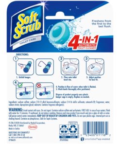 Soft Scrub 4-in-1 Toilet Care, Sapphire Waters, 50 Gram 1.76 Ounce (Pack of 1) 11 8150JBjU3fL