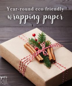 Eco Kraft Wrapping Paper Roll (Jumbo) | Biodegradable Recycled Material | Made in the USA | Multi-use: Natural Wrapping Paper, Table Runner, Moving, Packing & Shipping | 30” x 1200” (100ft) 19 8150NZoke8L