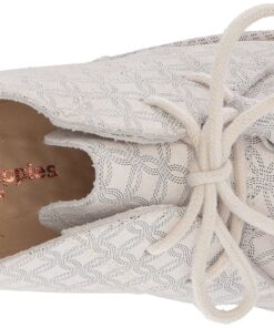 Hush Puppies Women's Cyra Catelyn Ankle Bootie 5.5 Black/White Print Leather 11 81515EiSrjL