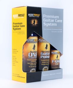 MusicNomad Guitar Complete Cleaning & Care Kit: Cleaner, Polish, Fretboard Oil & 2 Cloths (MN108) 34 815190KYurL