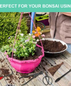 Voilamart 14 Piece Bonsai Tools Kit with Case, Carbon Steel Scissor Cutter Shear Set Garden Plant Tools 14PCS Kit 17 81523WxDp2L