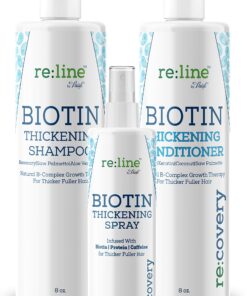 Biotin Hair Growth Conditioner for Hair Loss Natural Thickening Volume Conditioner for Fine Hair Volumizing Deep Treatment for Thinning Color Treated Hair Sulfate Free with Castor Oil for Woman & Men 19 81529tXJwNL