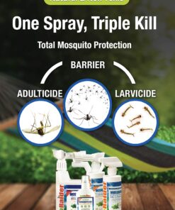 Alternative view of EcoRaider Mosquito Spray, Triple-Action, Repellent Plus Kills Mosquito Adult & Larva, Natural & Non-Toxic, Water-based Non-Sticky 8 Oz