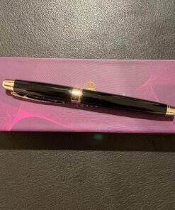 Bond & Regent Rollerball Pen - Certified Luxury Grade | 24 Karat Gold & Gloss Black | Nice Gift Pens for Men and Women 24 Karat Gold Finish & Black Gloss Lacquer 68 8152M1O7TgL