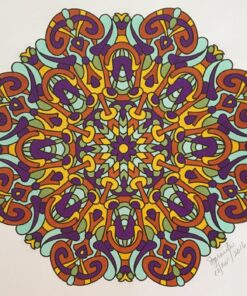 Centered - For Crayons And Wide Tipped Markers: Angie's Gentle Mood Menders - Volume 2 (Angie's Gentle Mood Menders - For Crayons And Wide Tipped Markers) Paperback, Large Print 71 8152r1JNdQL 1