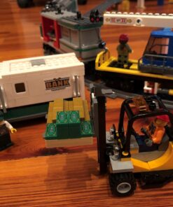 LEGO City Cargo Train 60198 Remote Control Train Building Set with Tracks for Kids, Top Present for Boys and Girls (1226 Pieces) Frustration-Free Packaging 18 81535dSR1qL