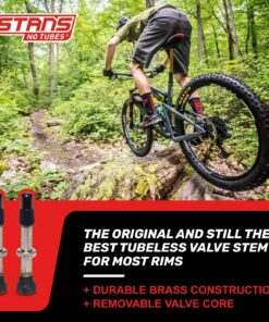 NoTubes Stan's Tubeless Road Valve Stem - Rectangular Stopper Single 12 8153JLvUr3S