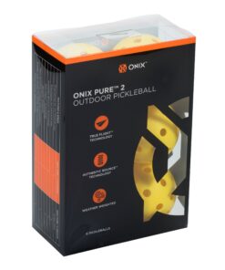 Onix Pure 2 Outdoor Pickleball Balls Yellow 6-Pack 26 8154FE3MSyL